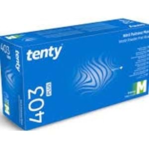 TENTY MAVİ NİTRİL ELDİVEN medıum 100LÜ
