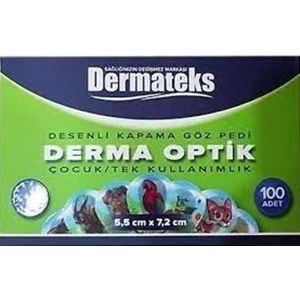 GÖZ PEDİ ÇOCUK DESENLİ 100 LÜ DERMATEKS