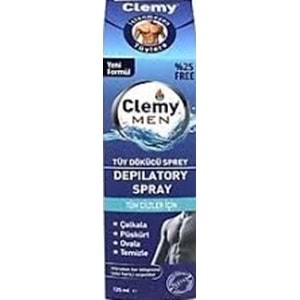 CLEMY SPREY ERKEK TÜY DÖKÜCÜ 125 ML MAVİ