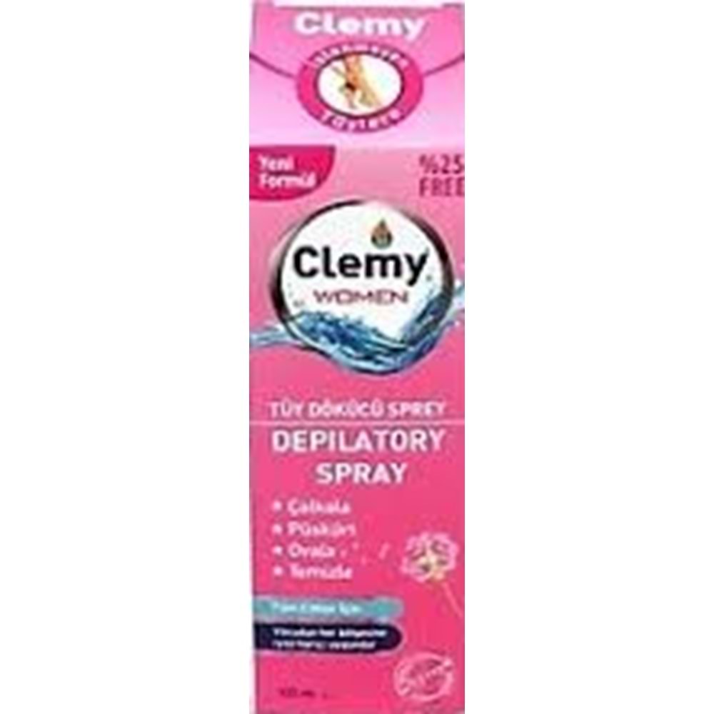 CLEMY SPREY BAYAN TÜY DÖKÜCÜ 125 ML