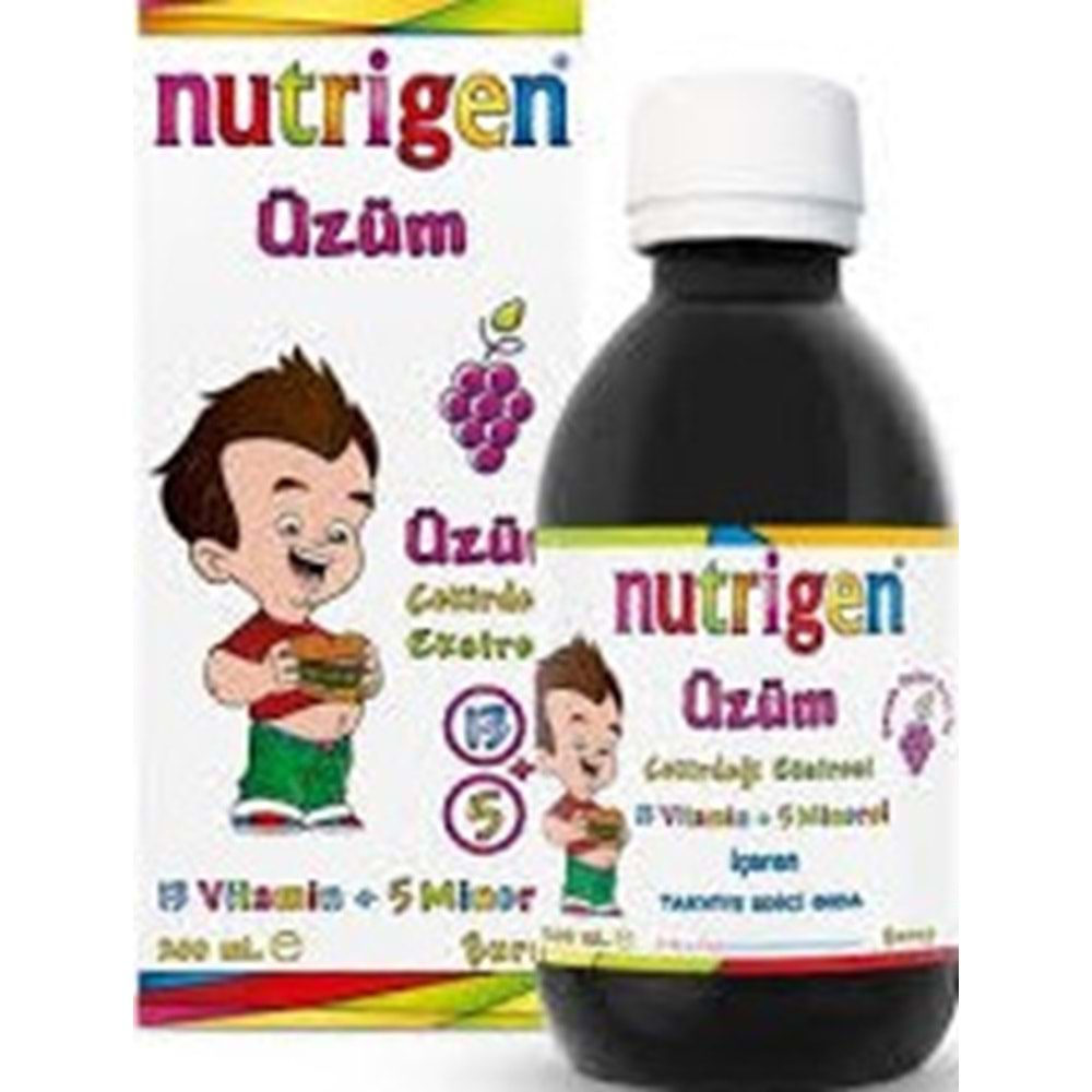 NUTRİGEN ÜZÜM ŞURUP