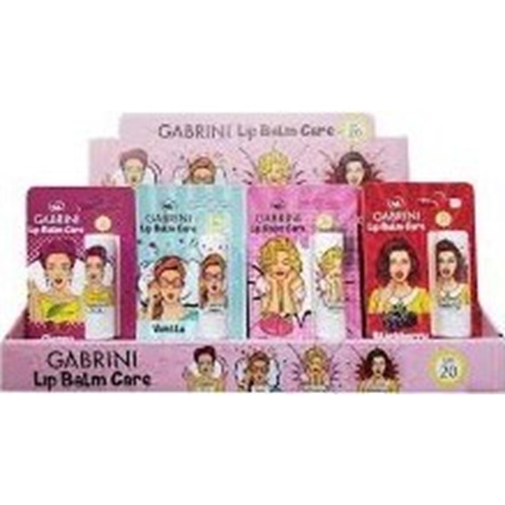 GABRİNİ 24 LÜ DUDAK BAKIM KREMİ