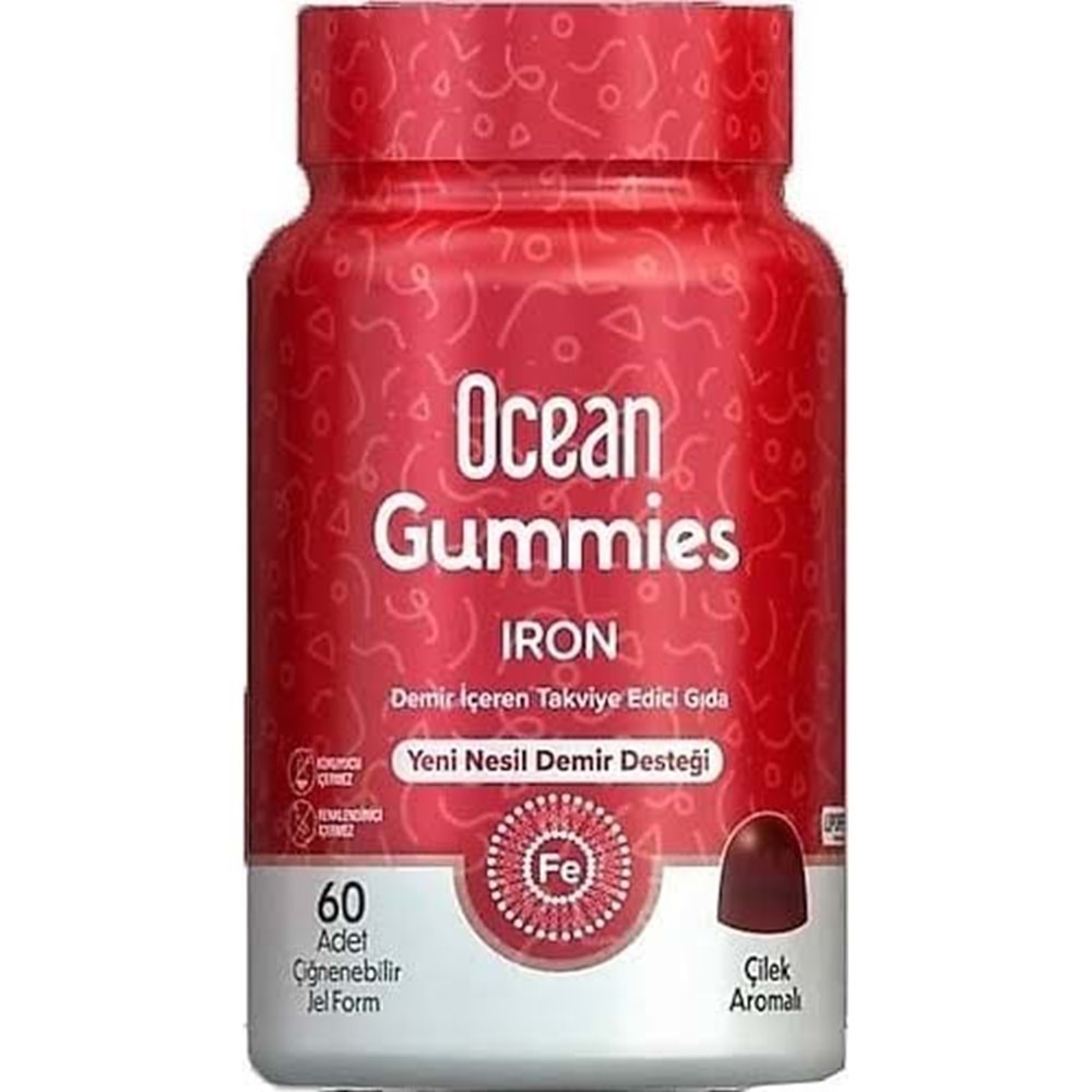 OCEAN 4103 IRON EXTRA GUMMİES 60 TAB