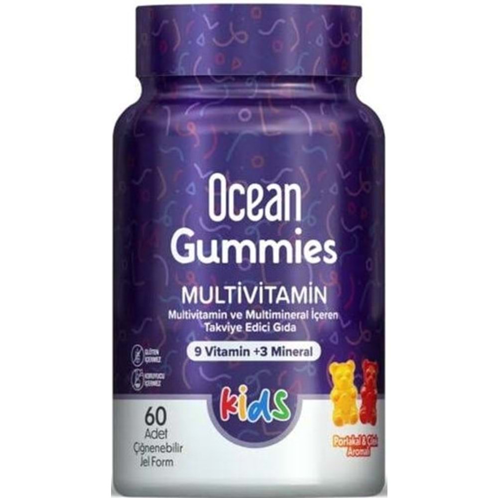 OCEAN 3724 MULTİVİTAMİN GUMMİES 60 TAB