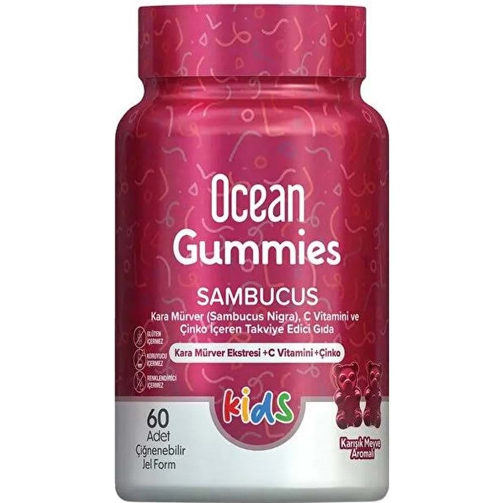 OCEAN 3748 SAMBUCUS GUMMİES 60 TAB