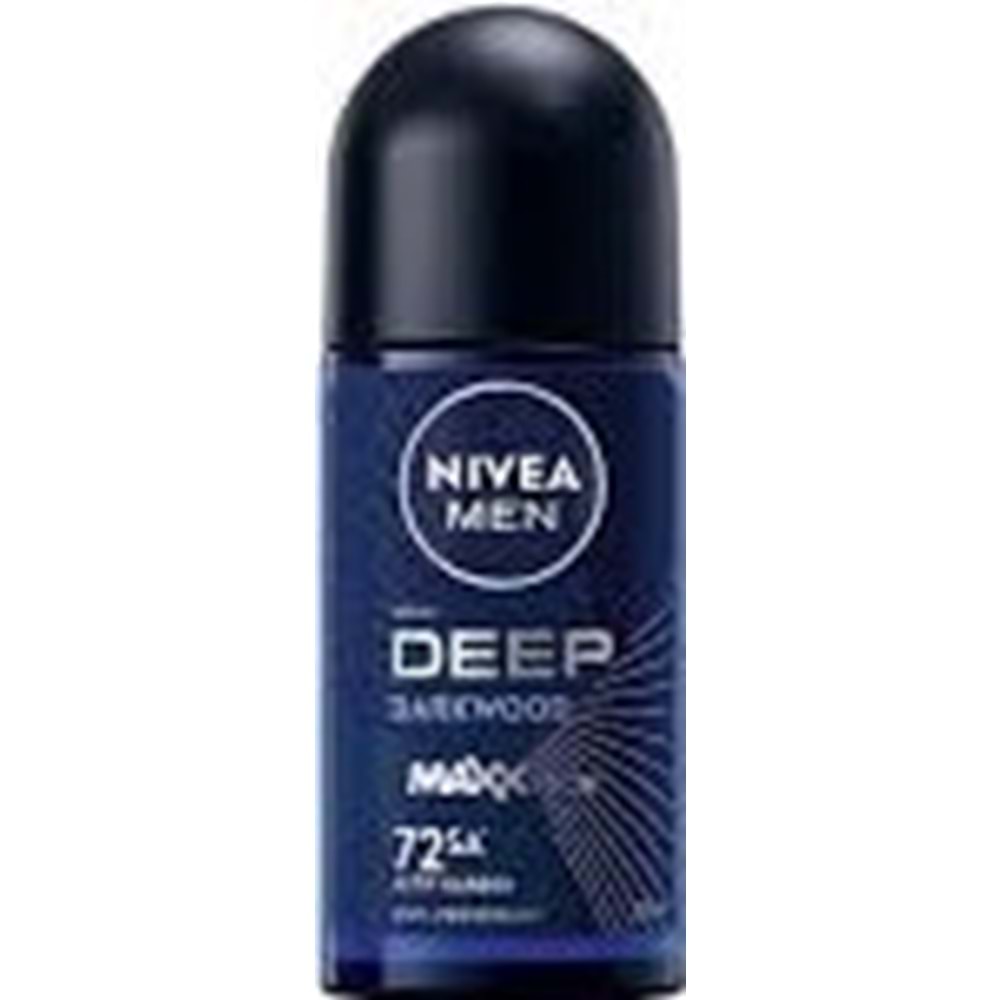 NIVEA ROLLON ERKEK 9839 DEEP DARKWOOD MAXX 50 ML